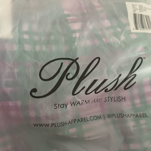 PLUSH- Plaid Sarong Skirt In Green - Picture 5 of 5